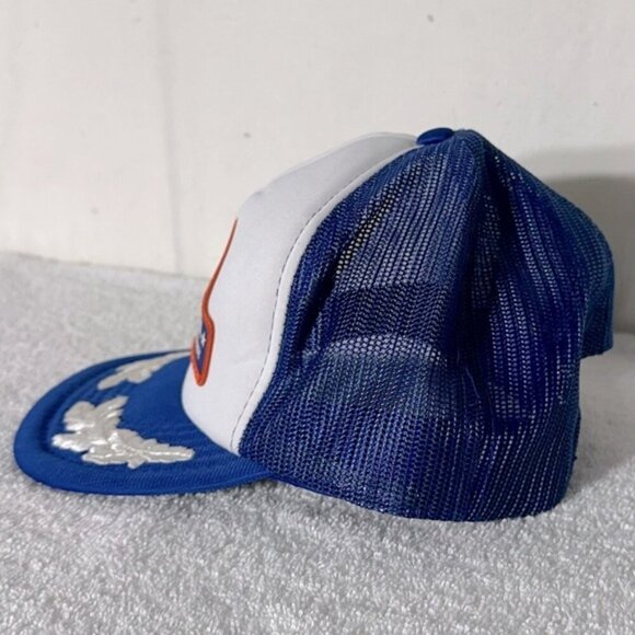 Vintage Gulf Alberta Canada Pipeline Mesh Back Snap Back Trucker Hat - Picture 4 of 12